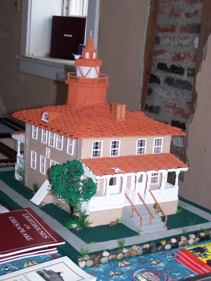 Replica of the Point Lookout Lighthouse, by Barbara Loukota