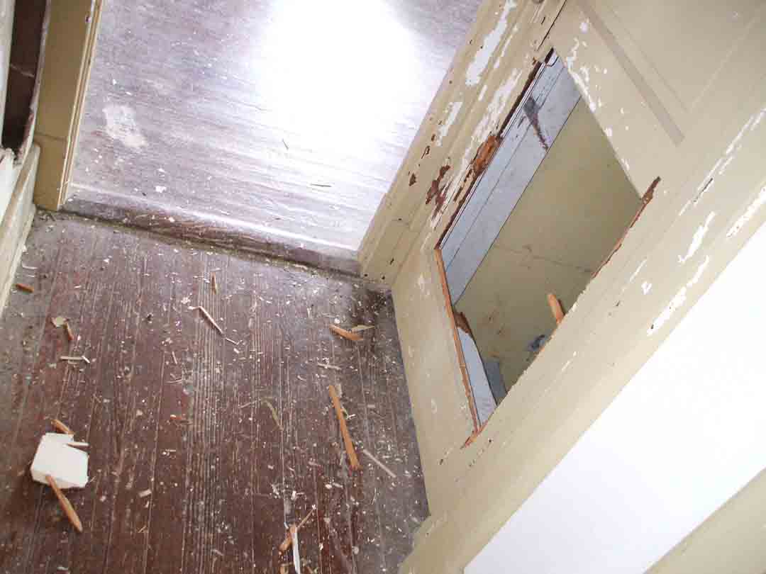 Vandals Damage Historically Significant Door